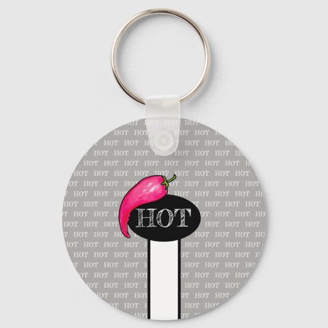 Chilli pepper key ring (Front)