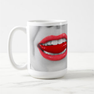 Chilli pepper lips coffee mug