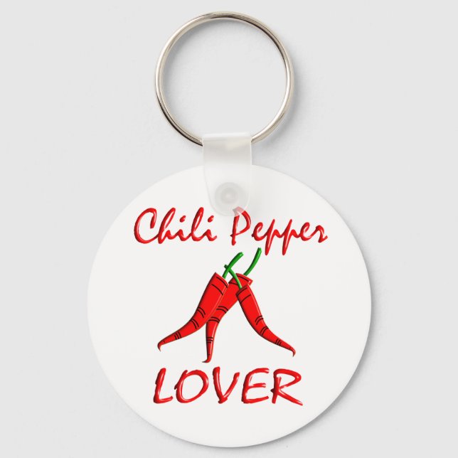 Chilli Pepper Lover Key Ring (Front)