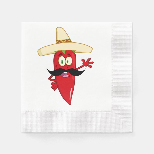 Chilli Pepper Napkin (Front)