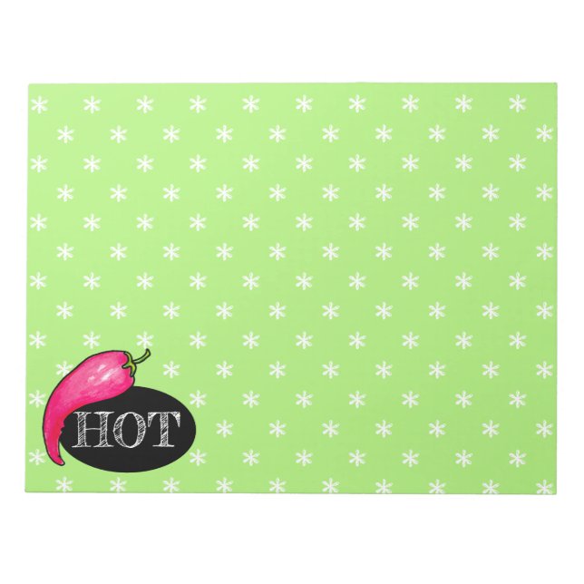 Chilli pepper notepad (Front)