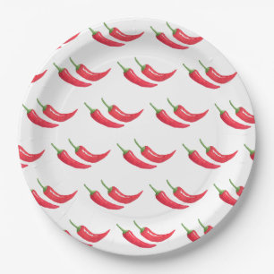 Chilli Pepper Paper Plate