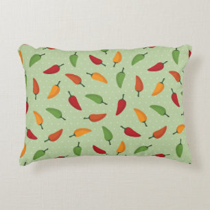 Chilli pepper pattern decorative cushion