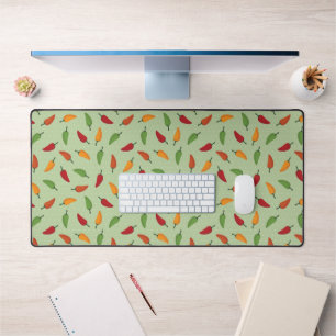 Chilli pepper pattern desk mat