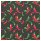 Chilli pepper pattern kitchen cotton twill fabric