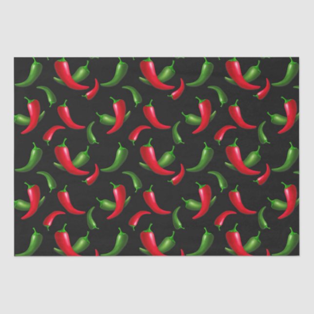 Chilli Pepper pattern tissue paper (Front)