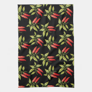 Chilli Pepper Plant Kitchen Towel