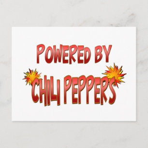 Chilli Pepper Power Postcard