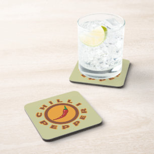 chilli pepper. spice coaster