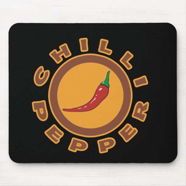 chilli pepper. spice mouse pad (Front)