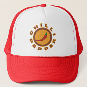 chilli pepper. spice trucker hat
