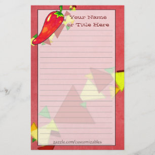 Chilli Pepper Stationery