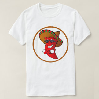 Chilli pepper T-Shirt  Hot Peppers Band Logo