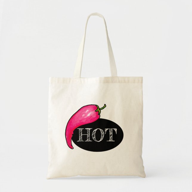Chilli pepper tote bag (Front)