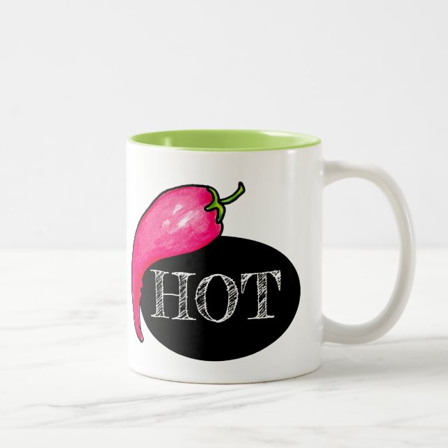 Chilli pepper Two-Tone coffee mug (Right)