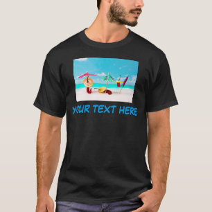 Chilli Peppers And Your Text T-Shirt