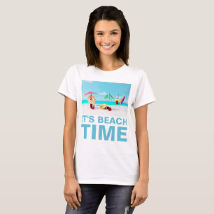 Chilli Peppers Beach Time Funny custom T-Shirt