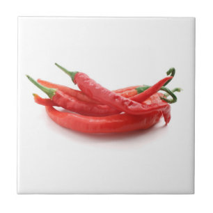 chilli peppers ceramic tile