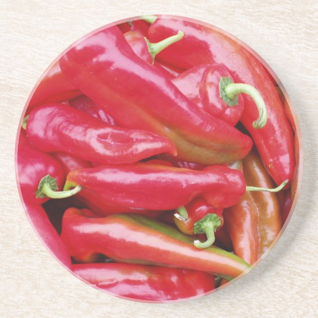 Chilli Peppers Coaster (Front)