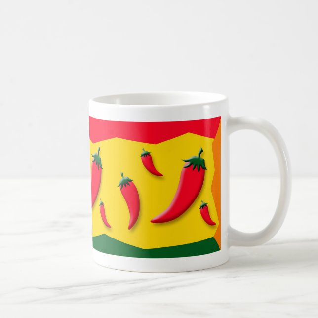 chilli peppers coffee mug (Right)