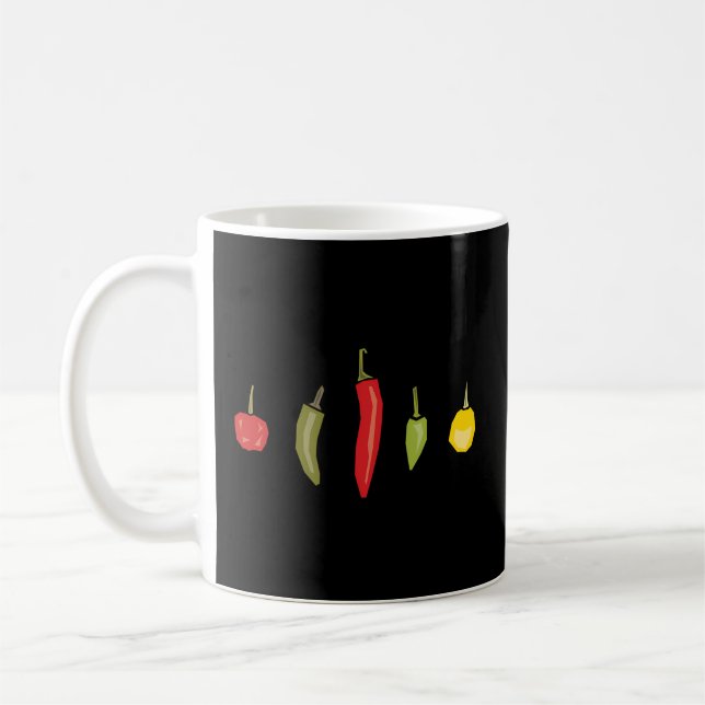 Chilli Peppers Coffee Mug (Left)