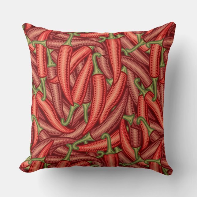 Chilli Peppers Cushion (Front)