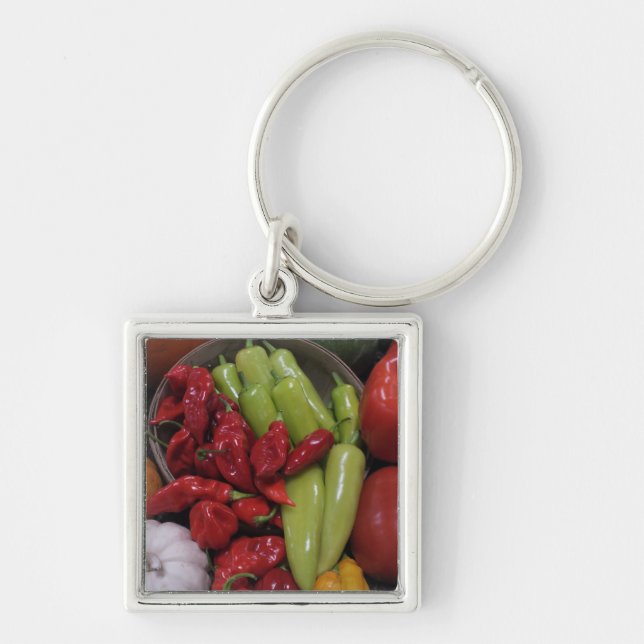 Chilli Peppers Key Ring (Front)