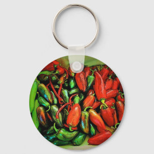 Chilli Peppers Keychain