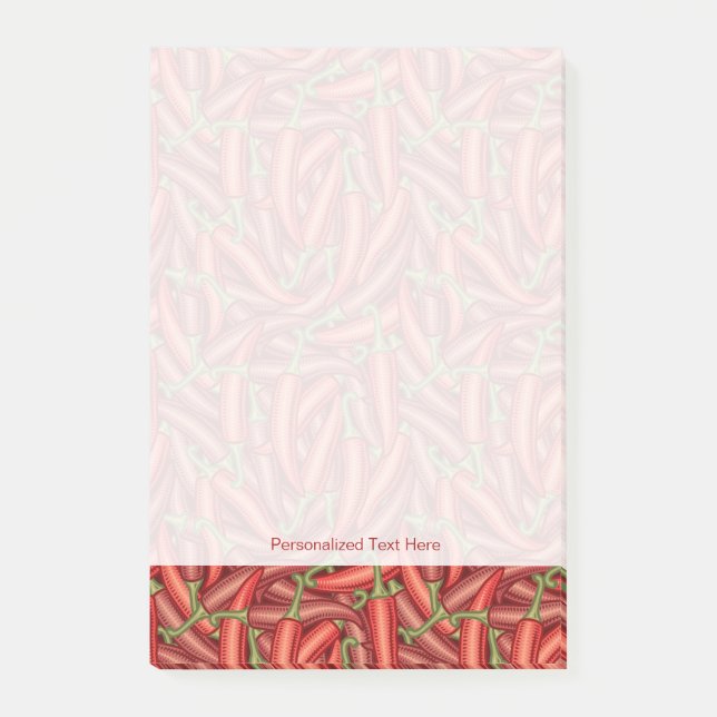 Chilli Peppers Post-it Notes (Front)