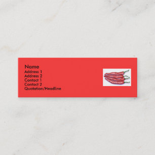 Chilli Peppers Profile Card