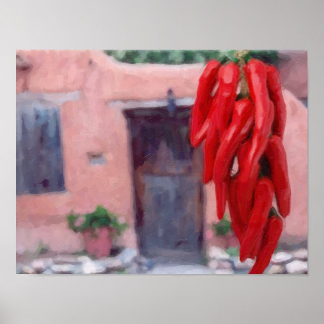 Chilli Peppers Ristra Poster (Front)