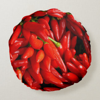 Chilli Peppers Round Cushion