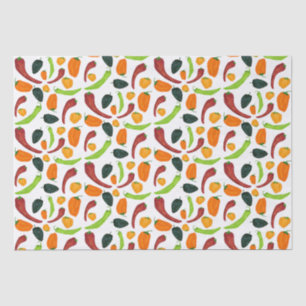 Chilli Peppers Southwestern Spicy Pepper Chilli Co Tissue Paper