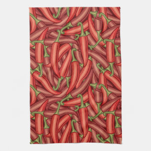 Chilli Peppers Tea Towel