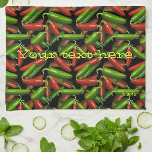 Chilli Peppers Tea Towel