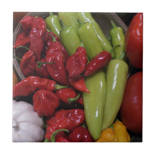 Chilli Peppers Tile