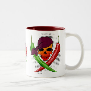 Chilli Pirate $18.95 Two Toned Coffee Mug