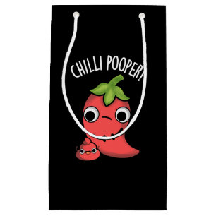 Chilli Pooper Funny Pepper Pun Small Gift Bag