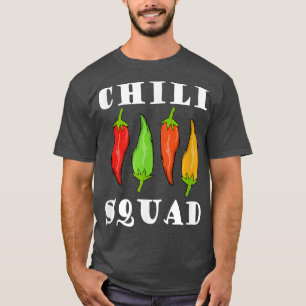 Chilli Squad Meican Food Eating Spicy Food  T-Shirt