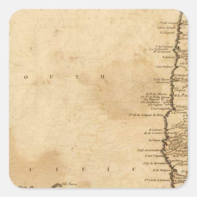 Chilli Square Sticker (Front)