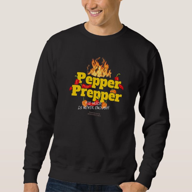 Chilli Statement Pepper Prepper Chilli Sweatshirt (Front)