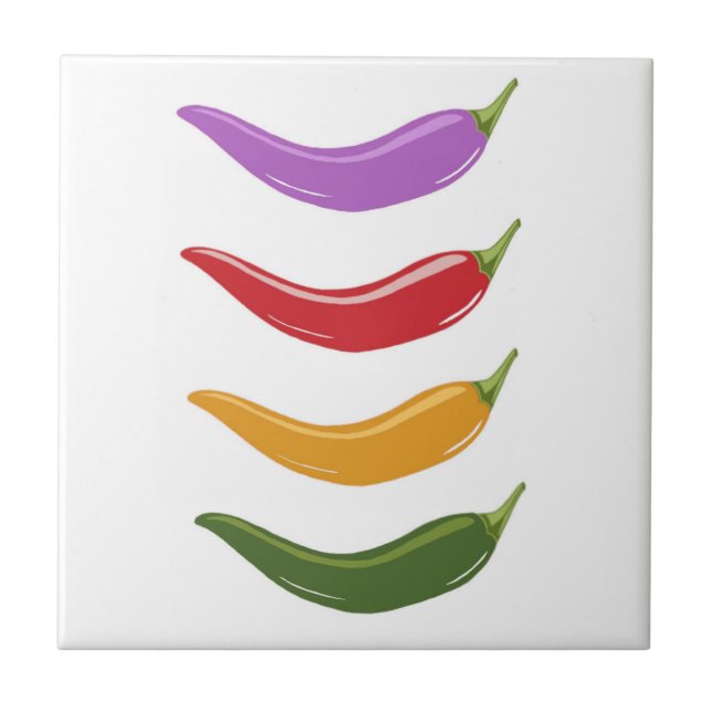 Chilli Thyme Ceramic Tile (Front)