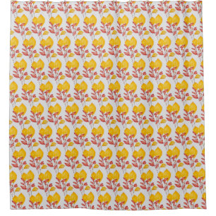 Chilli & Turmeric on a Shower Curtain