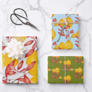 Chilli & Turmeric on Wrapping Paper Set