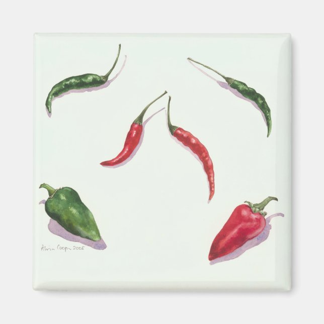 Chillies and Peppers 2005 Magnet (Front)