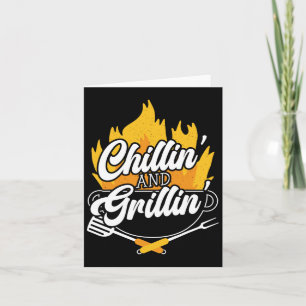 Chillin' And Grillin' Bbq Grillmaster Byrbecue Card