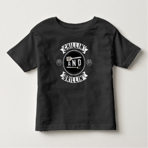Chillin and Grillin Funny Outdoor Summer BBQ Toddler T-Shirt