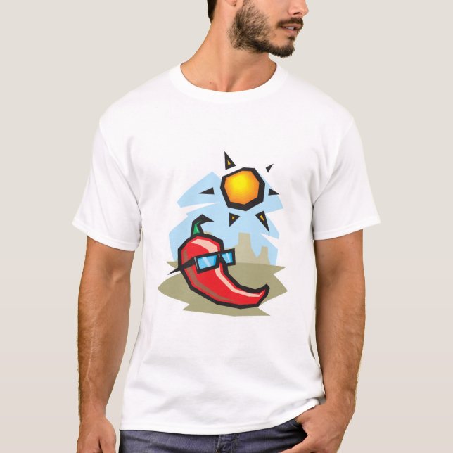 chillin chilli pepper T-Shirt (Front)