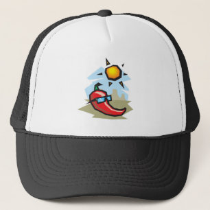 chillin chilli pepper trucker hat