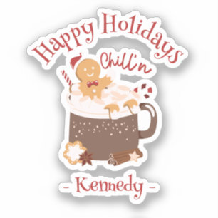 Chillin' Christmas Hot Chocolate and Gingerbread